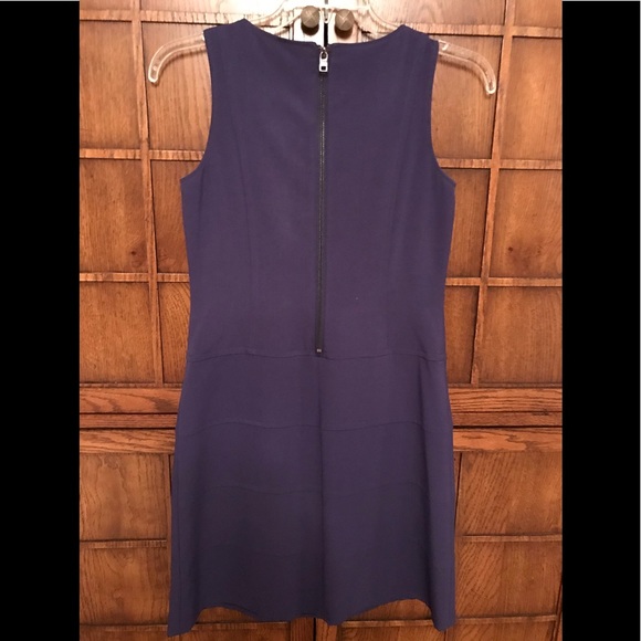 EUC  SHARP LOOKING PURPLE DRESS BY ANDREW MARC - Picture 2 of 4